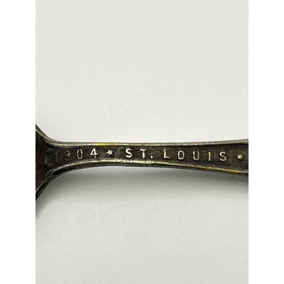 1904 Palace Of Machinery St Louis Exposition Vintage Souvenir Spoon - Picture 14 of 15